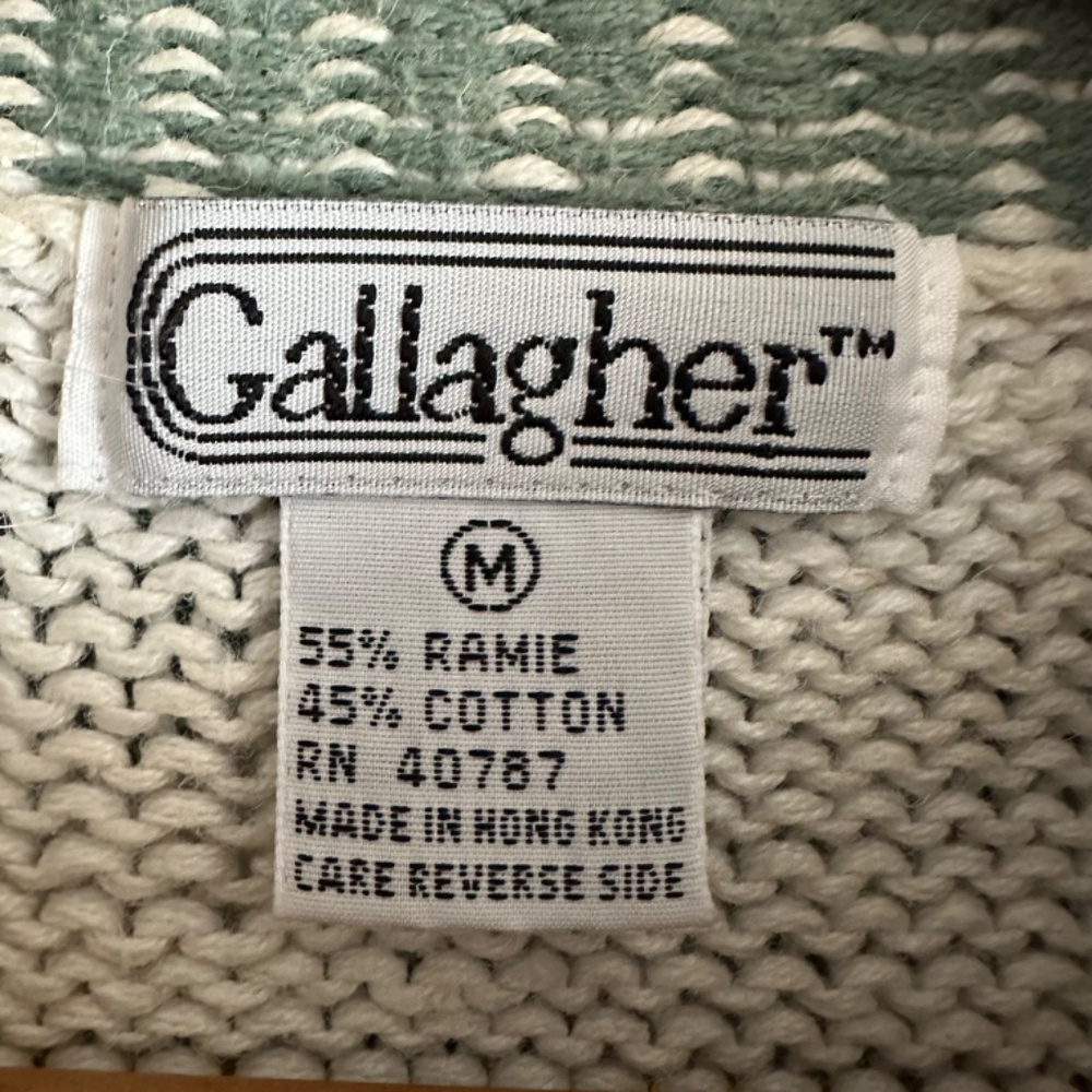 Vintage Rose Floral Knit Mock‎ Neck Sweater - Picture 10 of 11